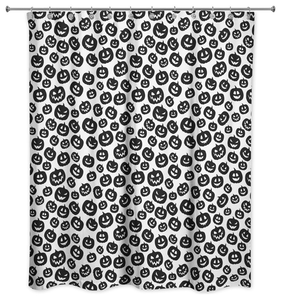 Pumpkin Pattern 71x74 Shower Curtain