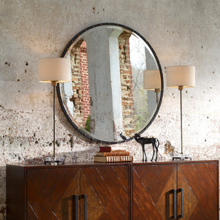 New Uttermost Benedo Round Mirror