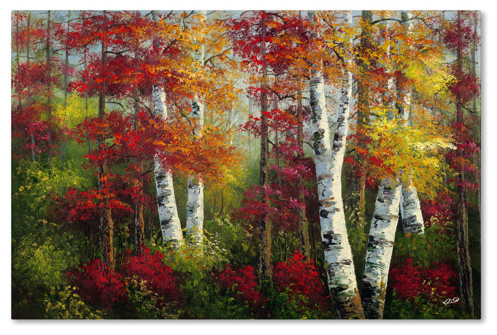 'Indian Summer' Canvas Art by Rio