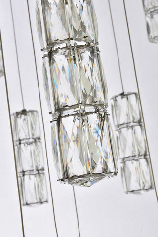 Home Living 42" LED Chandelier, Chrome