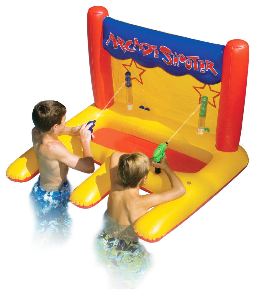 Inflatable Yellow Arcade Shooter Target Swimming Pool Game 45"