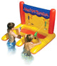 Inflatable Yellow Arcade Shooter Target Swimming Pool Game 45"