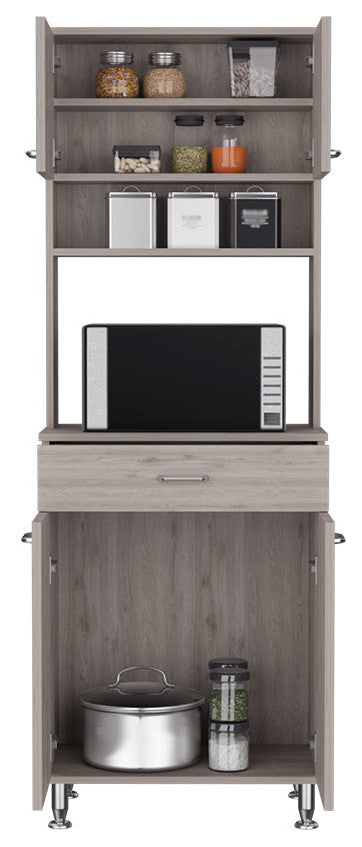 Pantry Piacenza, Kitchen, Light Gray