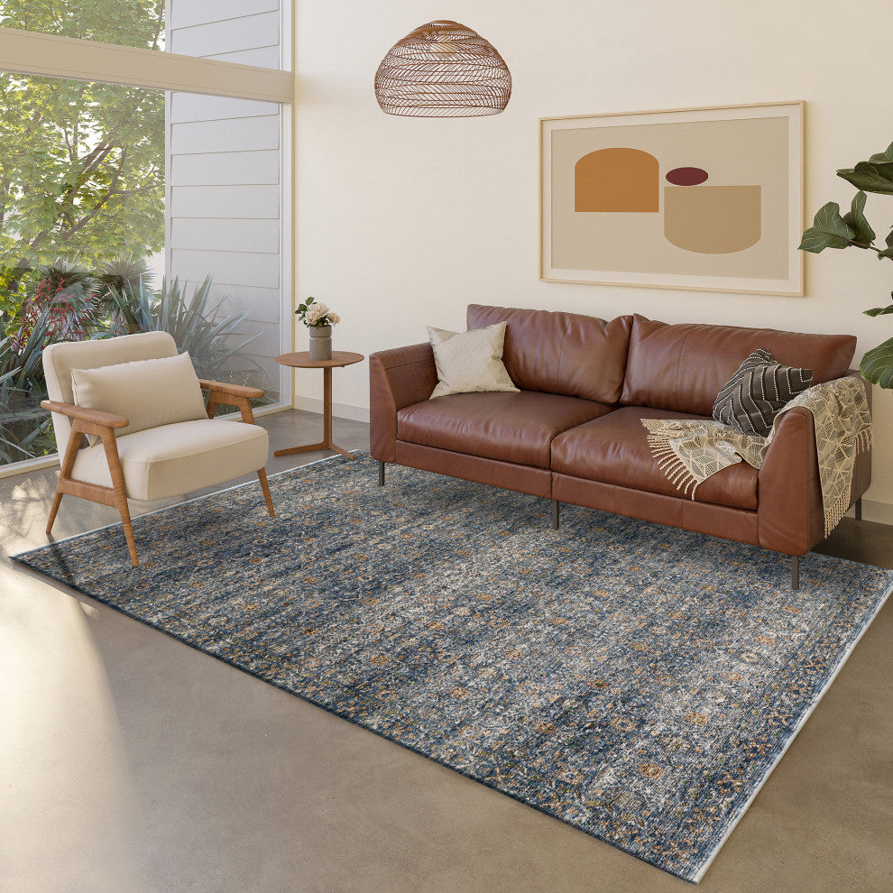 Yarra YA6 Navy 5' x 7'10" Rug