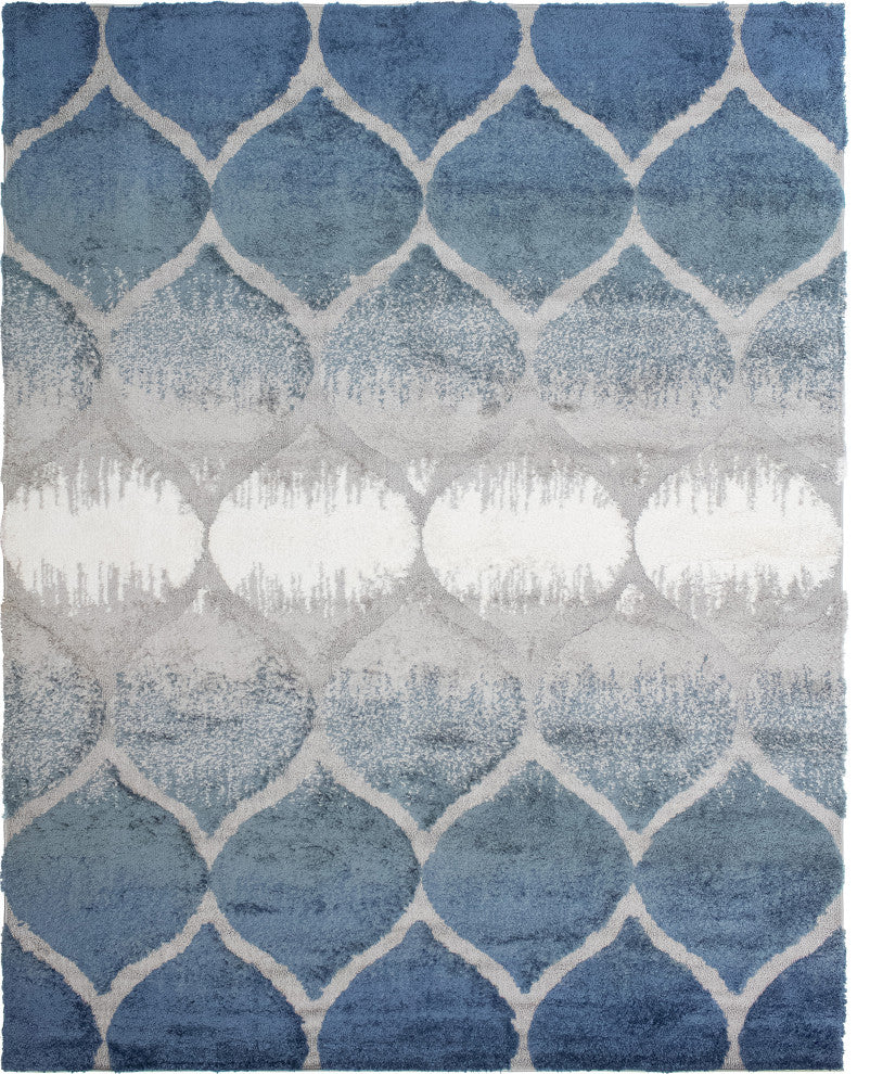 Noori Rug High-low Theron Blue/Grey Rug
