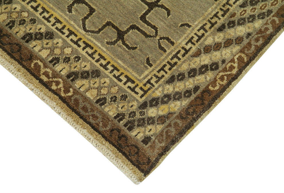 Rug N Carpet - Handwoven Oriental 8' 0" x 10' 1" Unique Oushak Area Rug