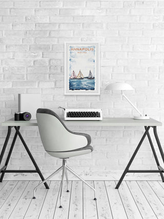 "Annapolis Maryland" Framed Painting Print, 16x24