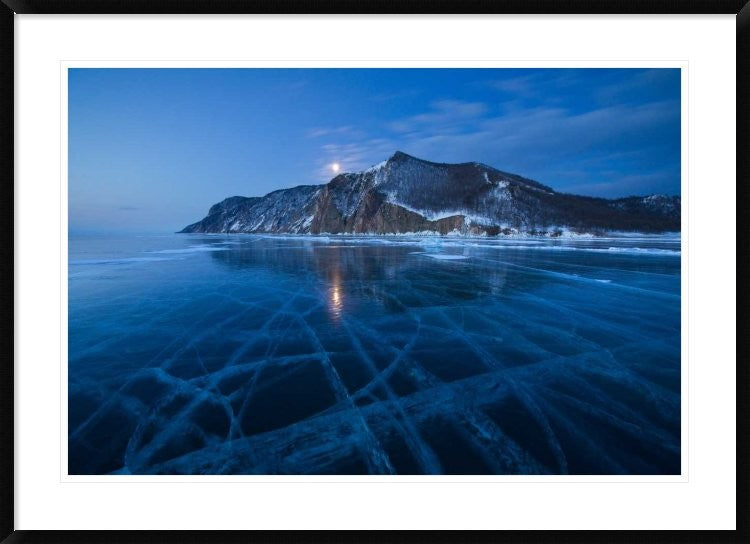 "Uzury Tracery" Framed Digital Print by Alexey Kharitonov, 44x32"