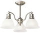 Progress Lighting Close-To-Ceiling 3-60W Medium, Brushed Nickel