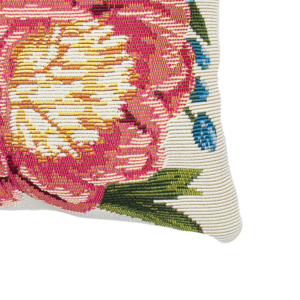 Marina Secret Garden Indoor/Outdoor Pillow Cream 12"x18"