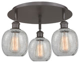 Innovations Belfast 3 17.75" Flush Mount Oil Rubbed Bronze