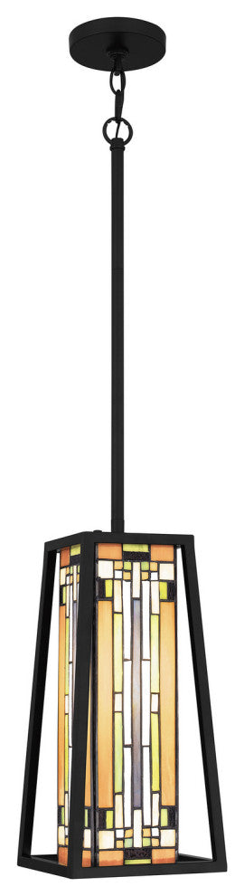 Quoizel TF5332MBK 1-Light Mini Pendant, Sierra