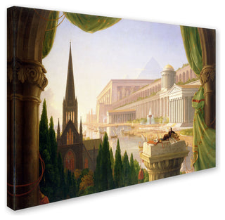 Thomas Cole 'Architects Dream' Canvas Art, 19 x 14