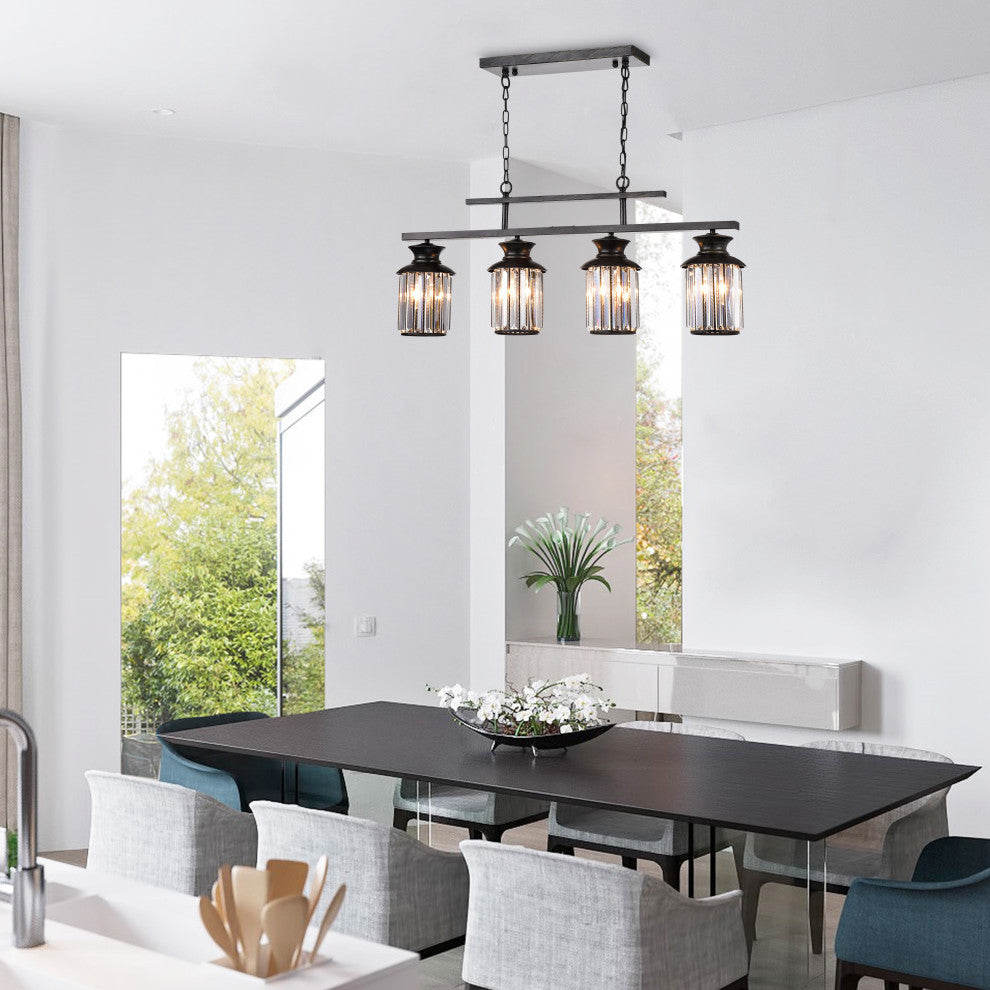 Aapo 4-Light Chandelier for Kitchen, Living/Dining Room, Foyer Bedroom