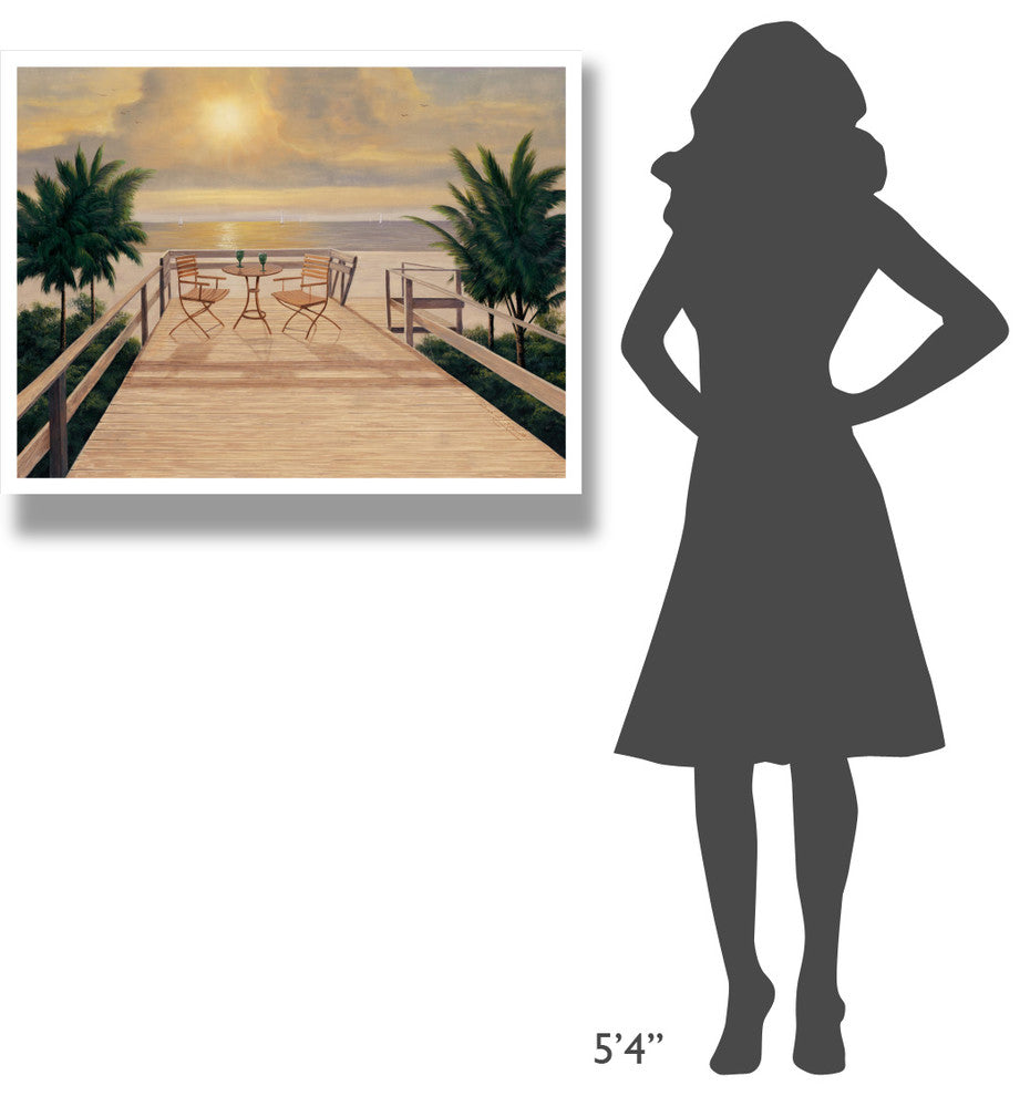 "Sunset Dreams" Digital Paper Print by Diane Romanello, 37"x30"
