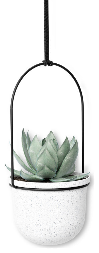 Umbra Triflora Hanging Planter, Set of 5 White