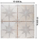 Kings Star Luxe White Ceramic Floor and Wall Tile Sample