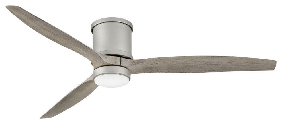 Hinkley Hover Flush 60" Led Fan, Brushed Nickel