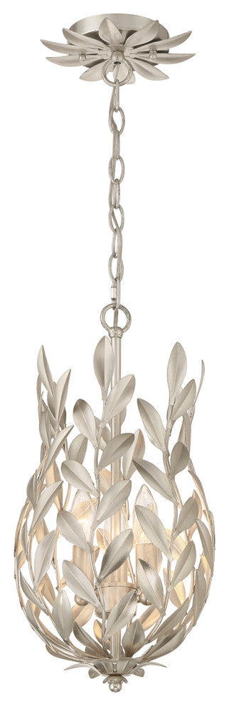 Crystorama Lighting Group 563 Broche 3 Light 10"W Taper Candle - Antique Gold