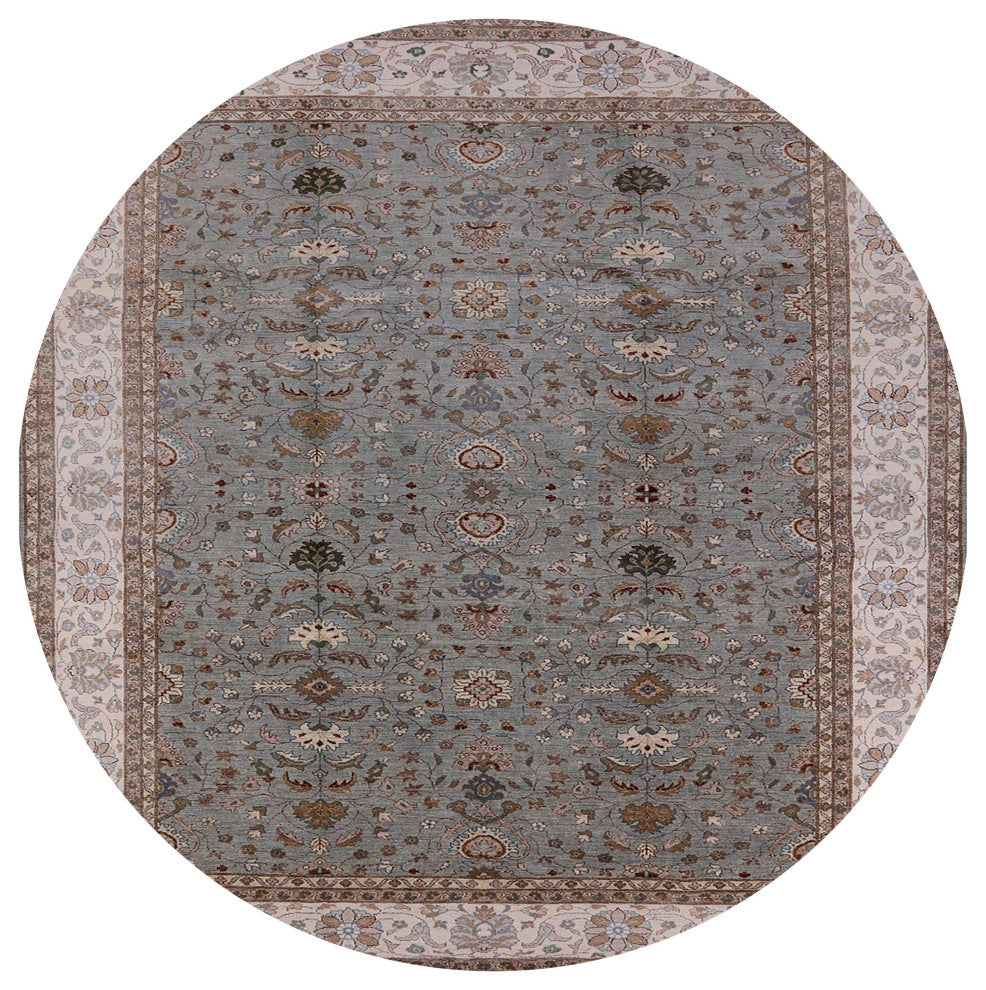 Ahgly Company Indoor Round Mid-Century Modern Area Rugs, 4' Round
