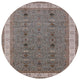Ahgly Company Indoor Round Mid-Century Modern Area Rugs, 4' Round