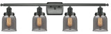 INNOVATIONS LIGHTING 916-4W-BK-G53-LED Small Bell 3 Light Bath Vanity Light