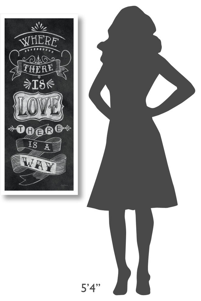 "Where There is Love" Digital Paper Print by Mary Urban, 18"x42"