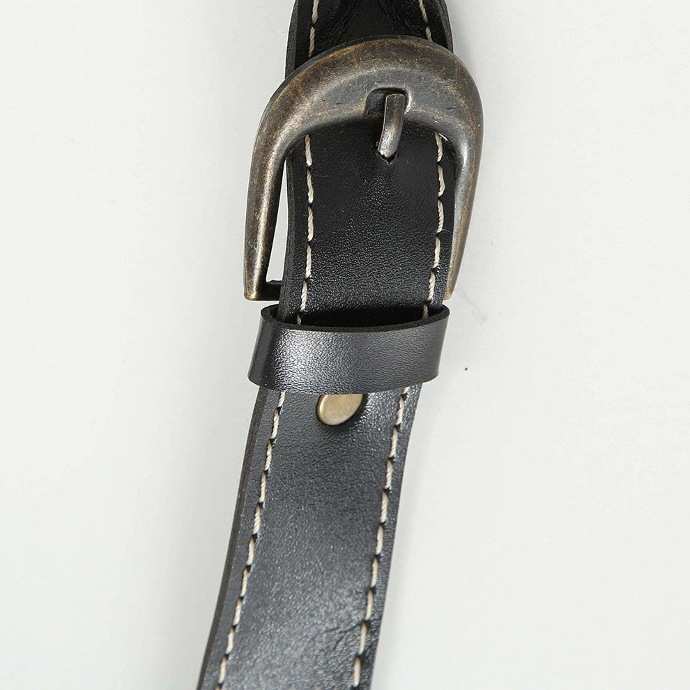 Leather Loop Top Hotel Clock