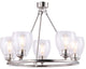 Minka-Lavery 2435-84, 5-Light Chandelier, Winsley, Brushed Nickel