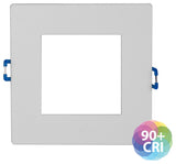 DLE4 Series 4" Square Downlight, White, 5000k