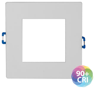 DLE4 Series 4" Square Downlight, White, 5000k