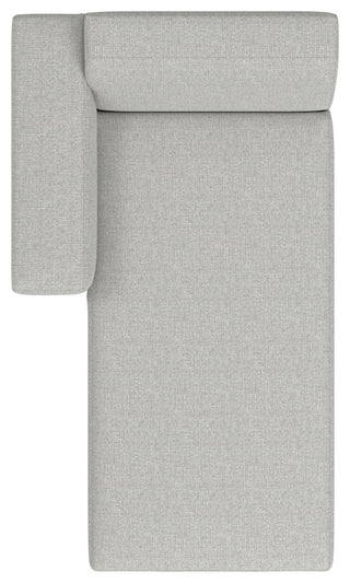 Rex Left Chaise Sofa Module in Tightly Woven Performance Fabric