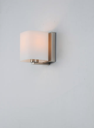 Maxim 11251SW Wrap 1 Light 6" Tall Bathroom Sconce - Satin Nickel