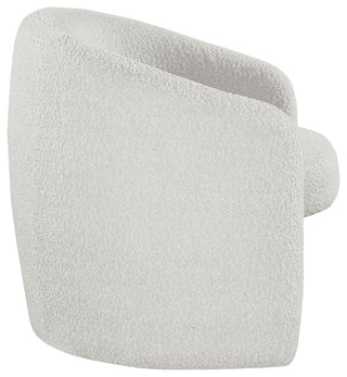 Acadia Boucle Fabric Upholstered Accent Chair, Cream