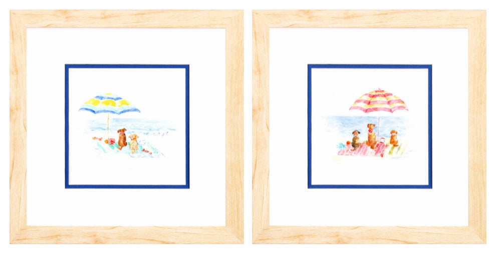 Dog Days of Summer Wall Art, 2-Piece Set