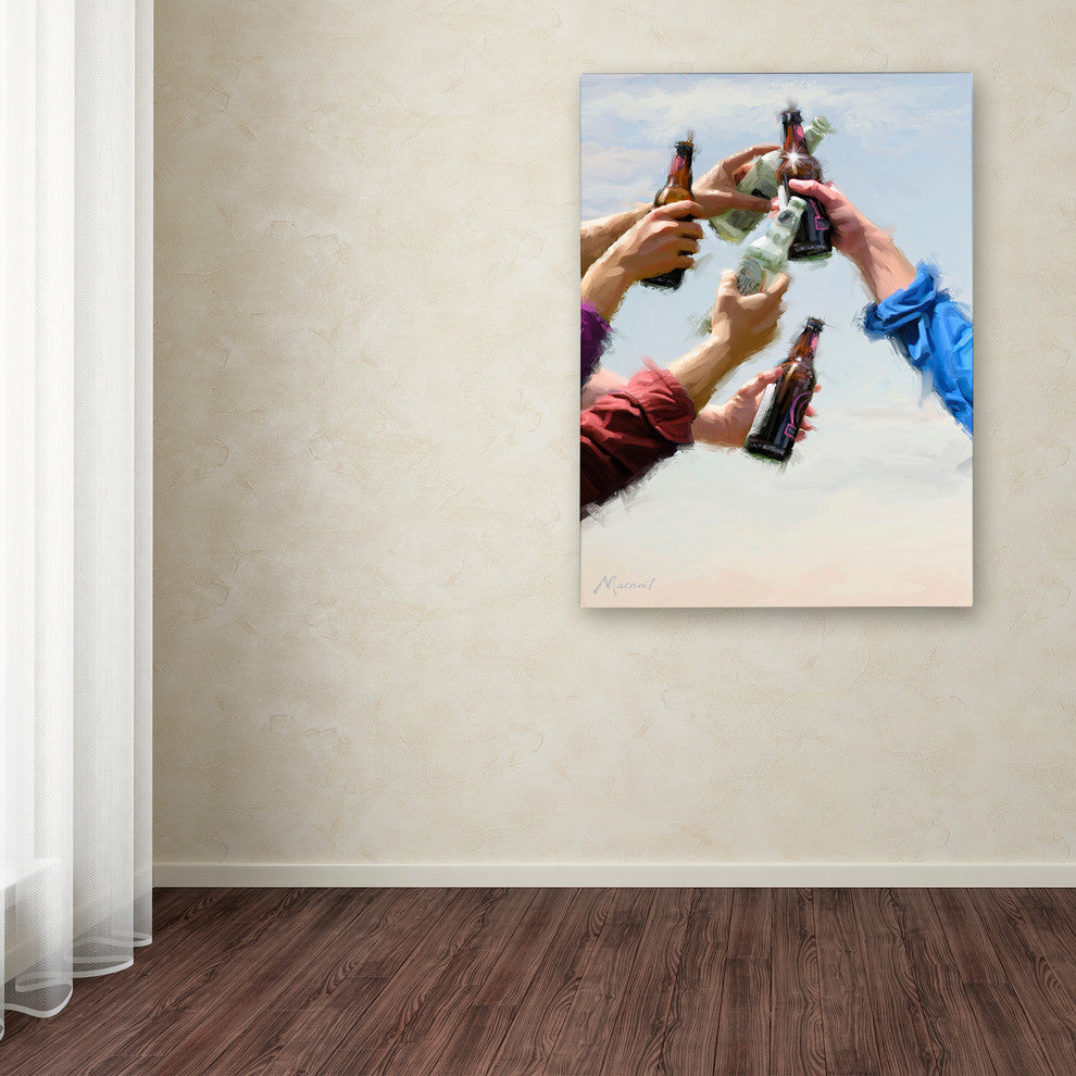 The Macneil Studio 'Lads Celebration' Canvas Art, 24"x18"