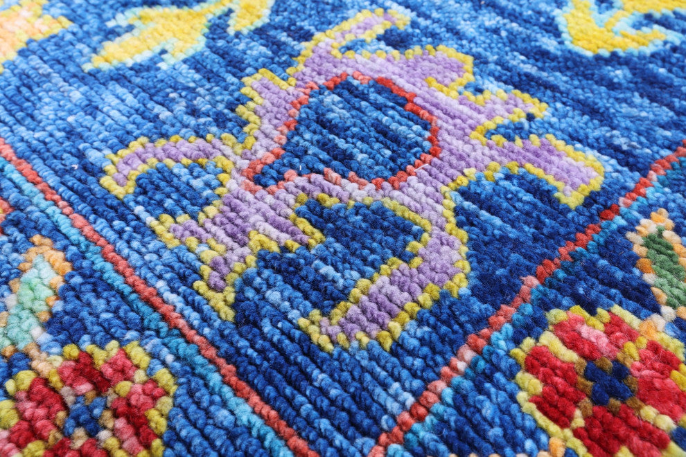 9' 3" X 11' 11" Turkish Oushak Hand-Knotted Wool Rug - Q14821