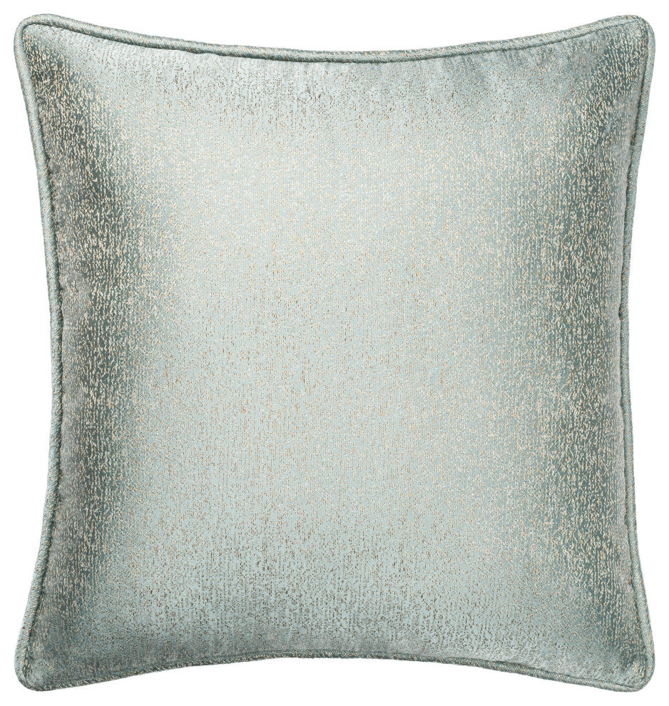Linum Home Textiles Pixel Decorative Pillow Cover, Aqua, Square