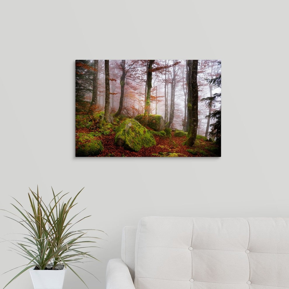 "Forest Sanctuary" Wrapped Canvas Art Print, 24"x16"x1.5"