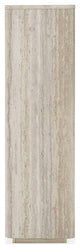 Nova Domus Roma Modern Travertine, Gold Bookcase