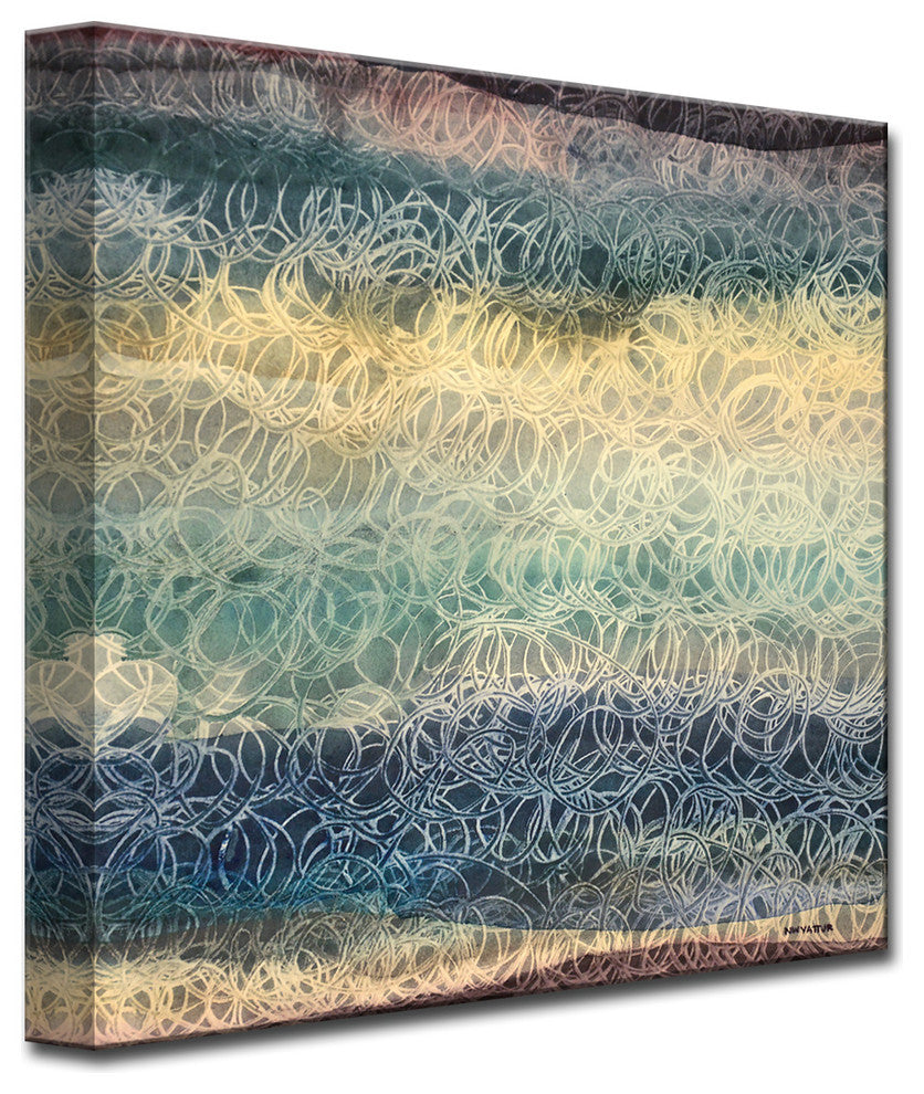 Canvas Art 'Sea Levels' by Norman Wyatt, Jr., 16"x16"