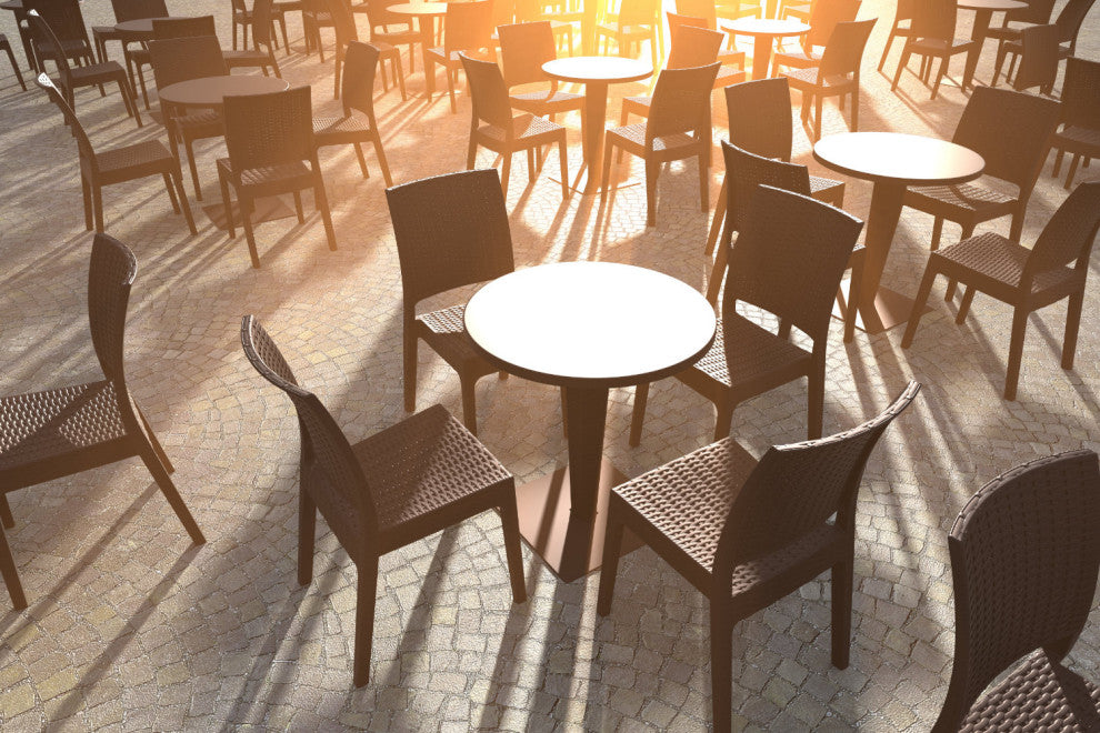 Compamia Florida Outdoor Dining Chairs, Set of 2, Brown
