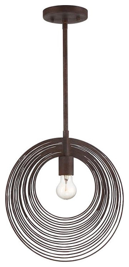 Crystorama Doral One Light Pendant DOR-B7701-FB
