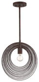 Crystorama Doral One Light Pendant DOR-B7701-FB