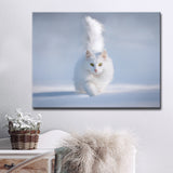 Ready2HangArt 'Yellow Eyes' Wrapped Canvas Wall Decor, 40"x30"