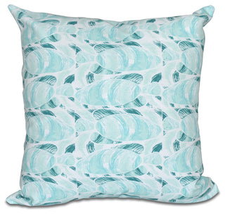 Fishwich, Animal Print Pillow, Teal, 18"x18"