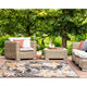 Canyon Paradise Indoor/Outdoor Rug, Charcoal, 3'2"x4'11"
