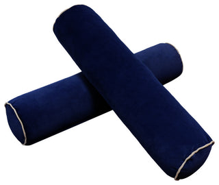 STYLE V5 TwinXL Velvet Contrast Indoor Daybed Mattress Pillow |COVER ONLY| AD373