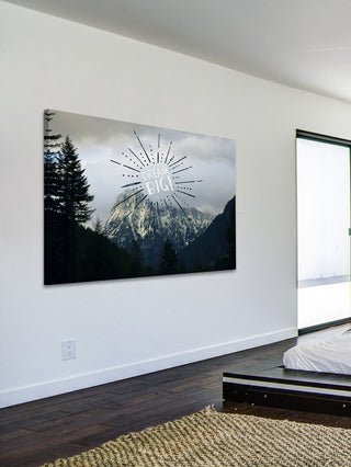 "Dream Big Text" Painting Print on Wrapped Canvas
