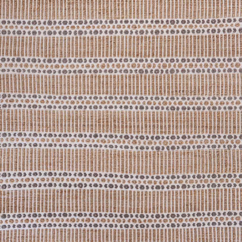 Delightfully Detailed Organic Jute Area Rug, 9' x 12'